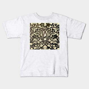 black flowers Kids T-Shirt